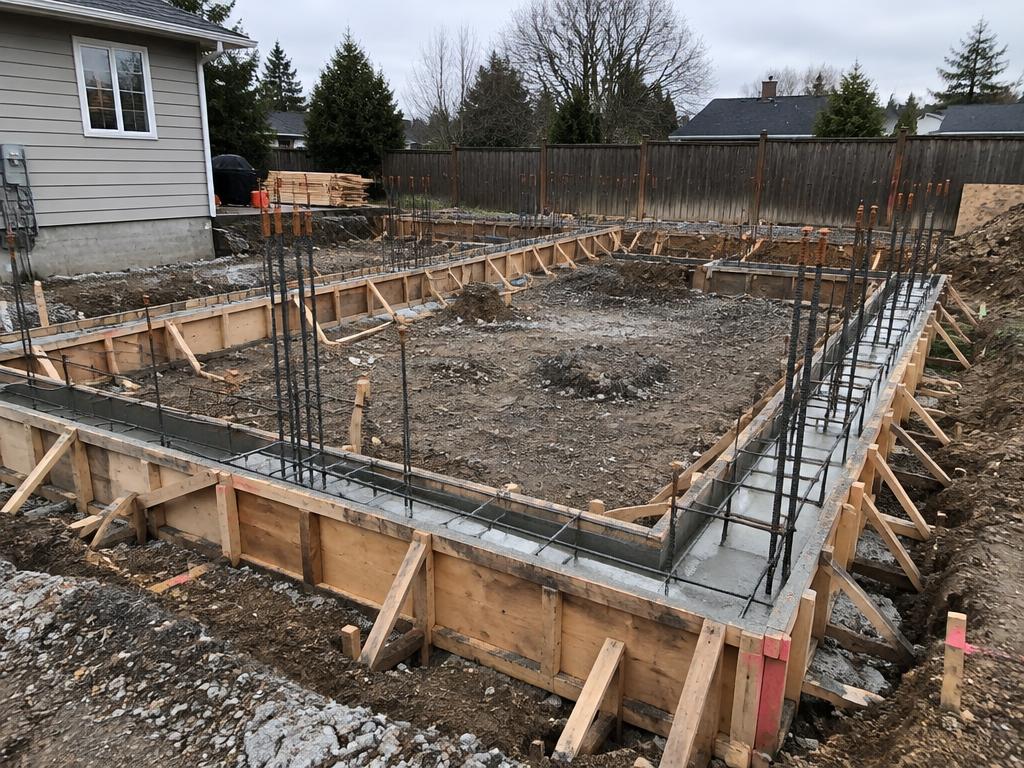 Ridgefield addition footing