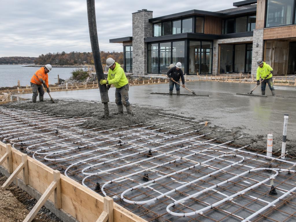 Westport radiant slab
